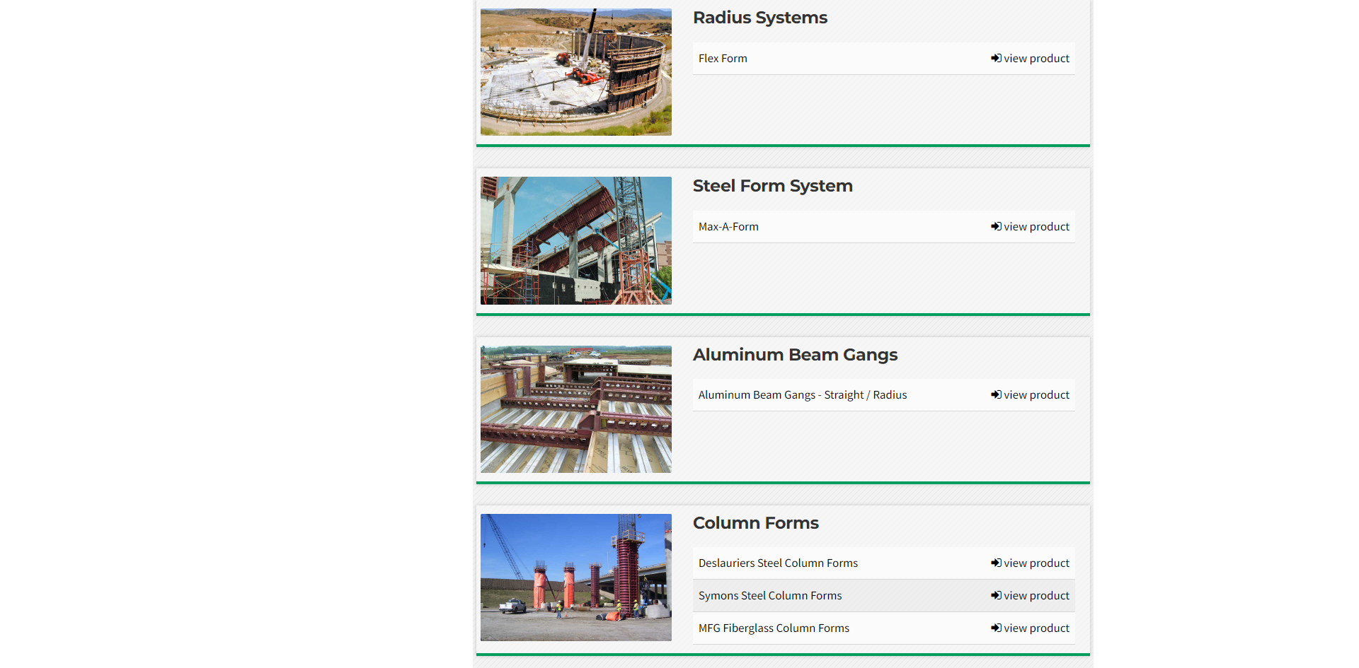 Form Tech Concrete Forms Radius Systems